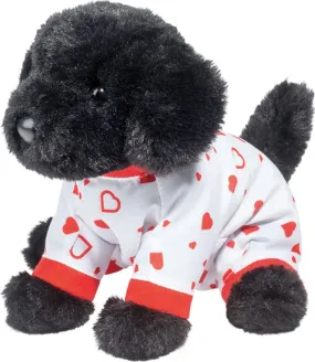 Amore Black Lab Mini with Heart PJ's