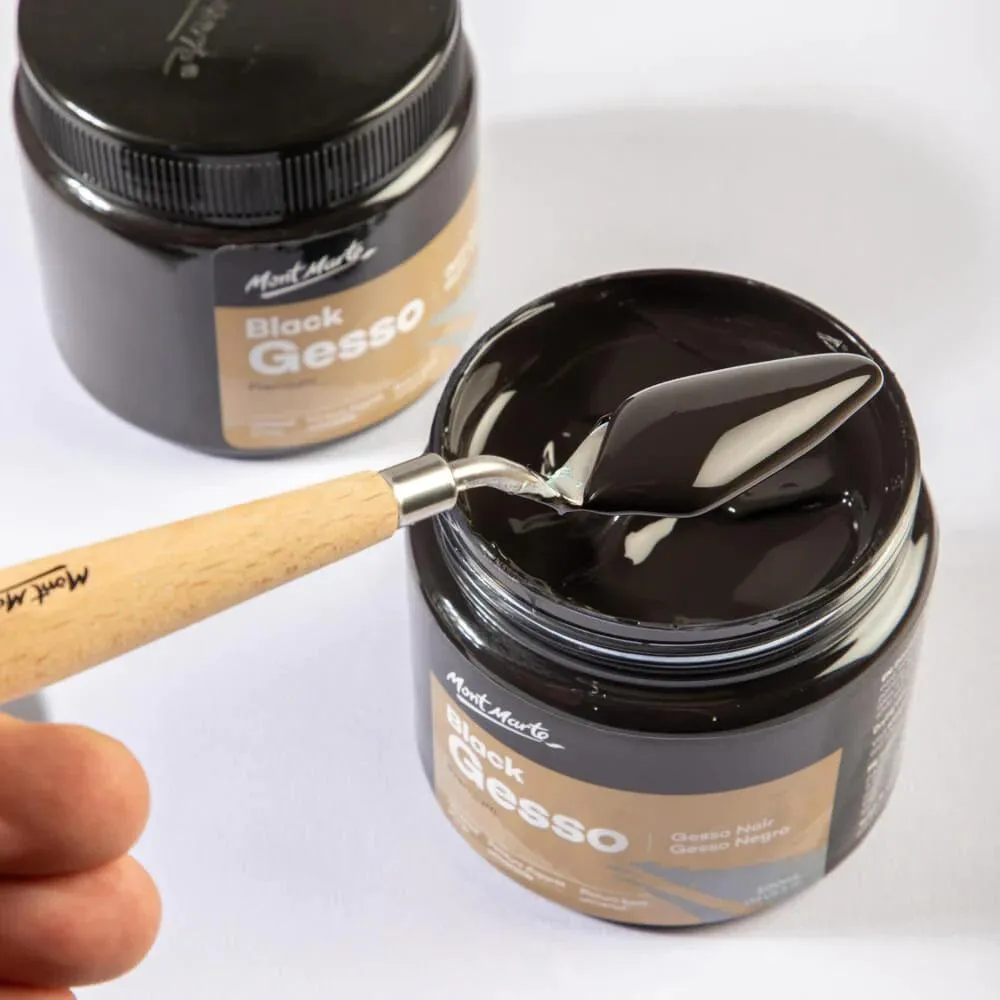 Black Gesso Tub 500ml - Mont Marte