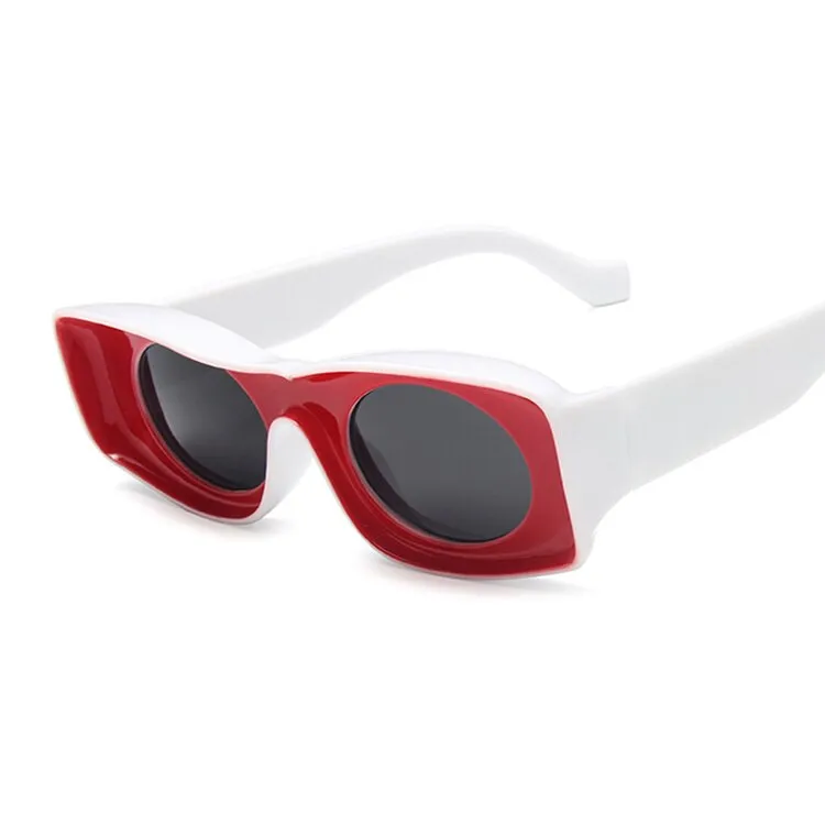Brand Designer Square Sunglasses Men Personality Fashion Sun Glasses Vintage Male Hip Hop Shades