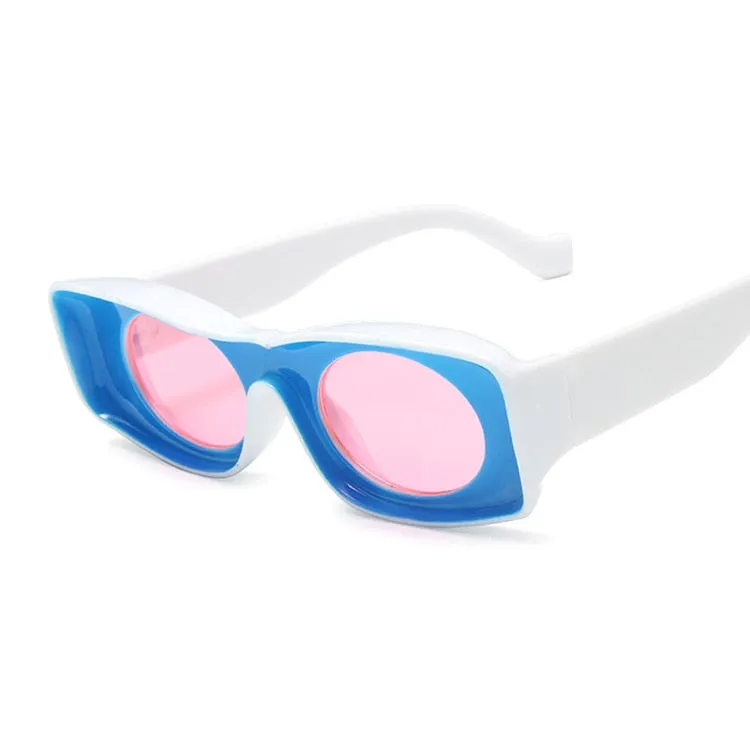 Brand Designer Square Sunglasses Men Personality Fashion Sun Glasses Vintage Male Hip Hop Shades