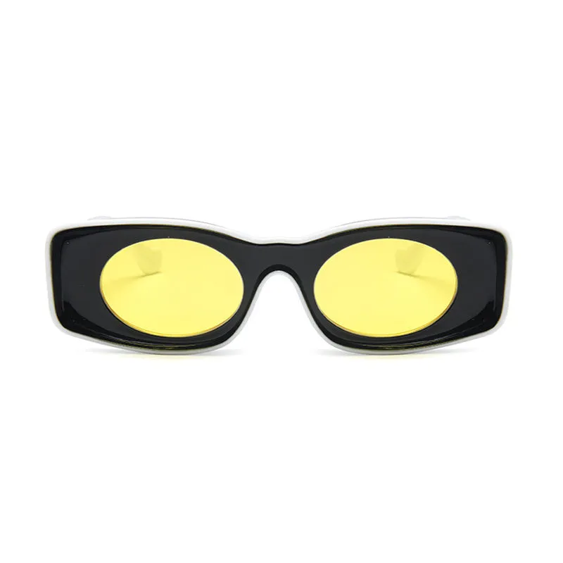 Brand Designer Square Sunglasses Men Personality Fashion Sun Glasses Vintage Male Hip Hop Shades