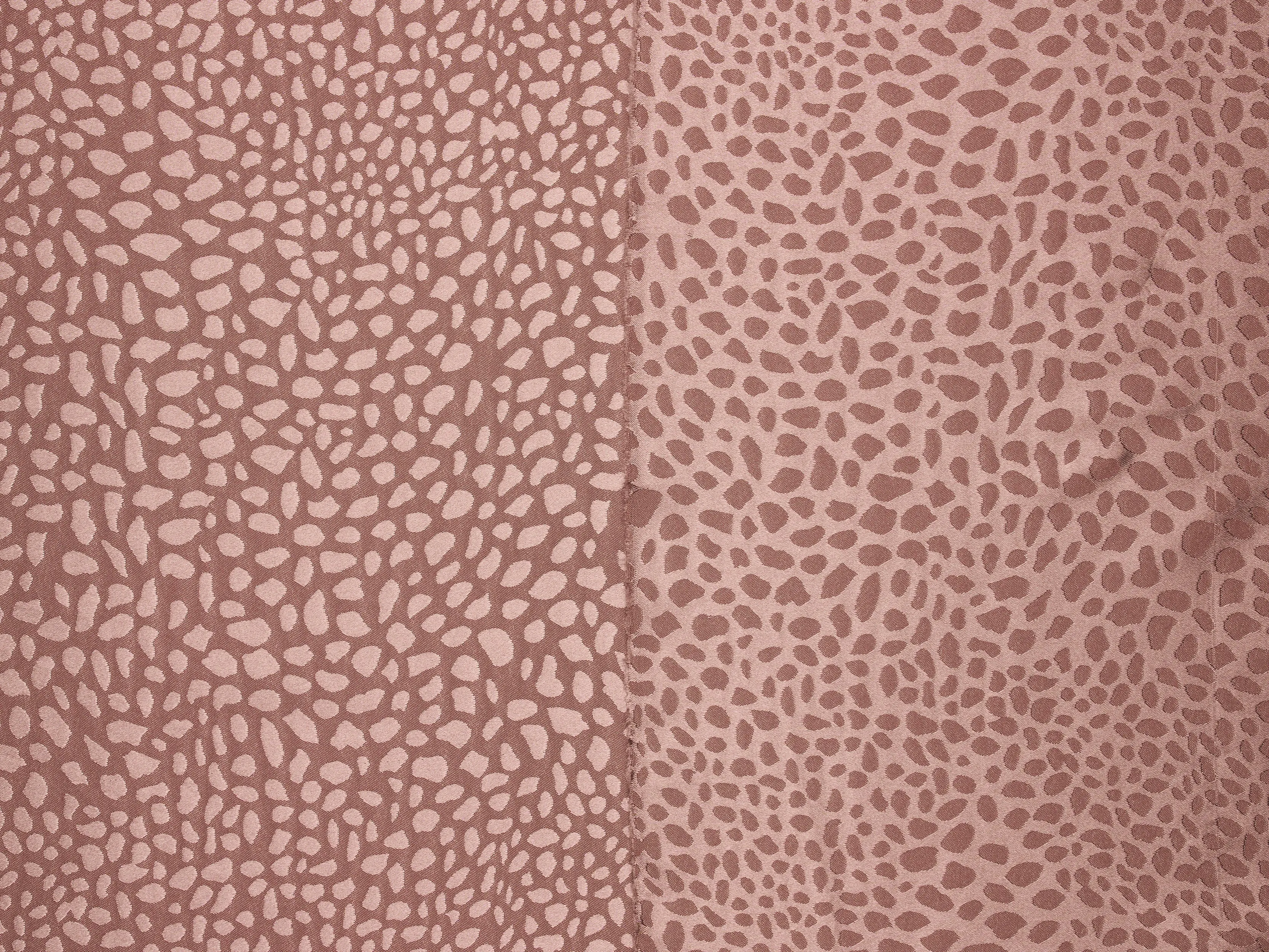 JACQUARD silky SATIN fabric by the yard - small Cheetah jacquard pattern -  flowy fabric