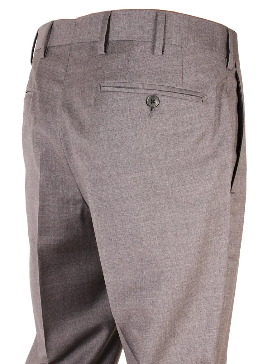 Larrimor's Collection Zelander Wool Trousers in Light Grey