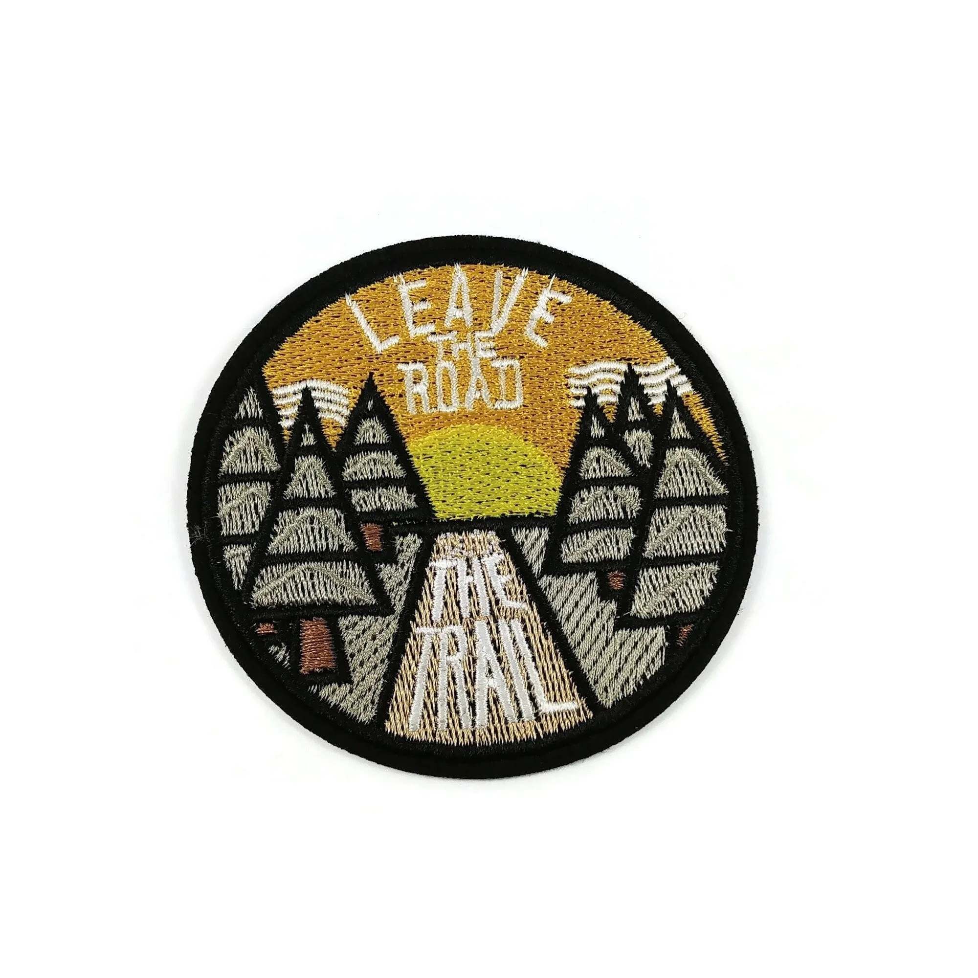 Leave the road emboidered badge patch