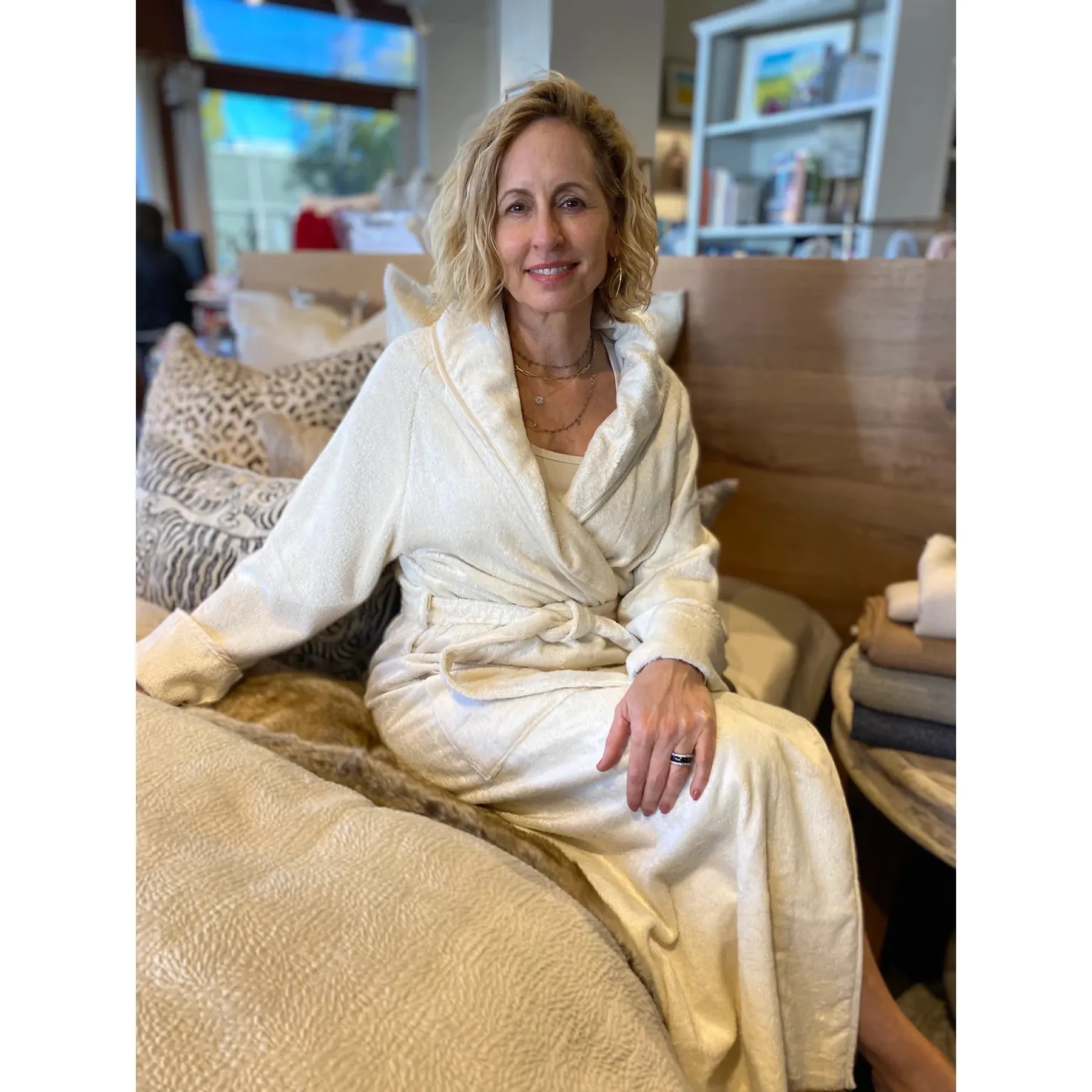 Legna Terry Shawl Collar Robes By SDH