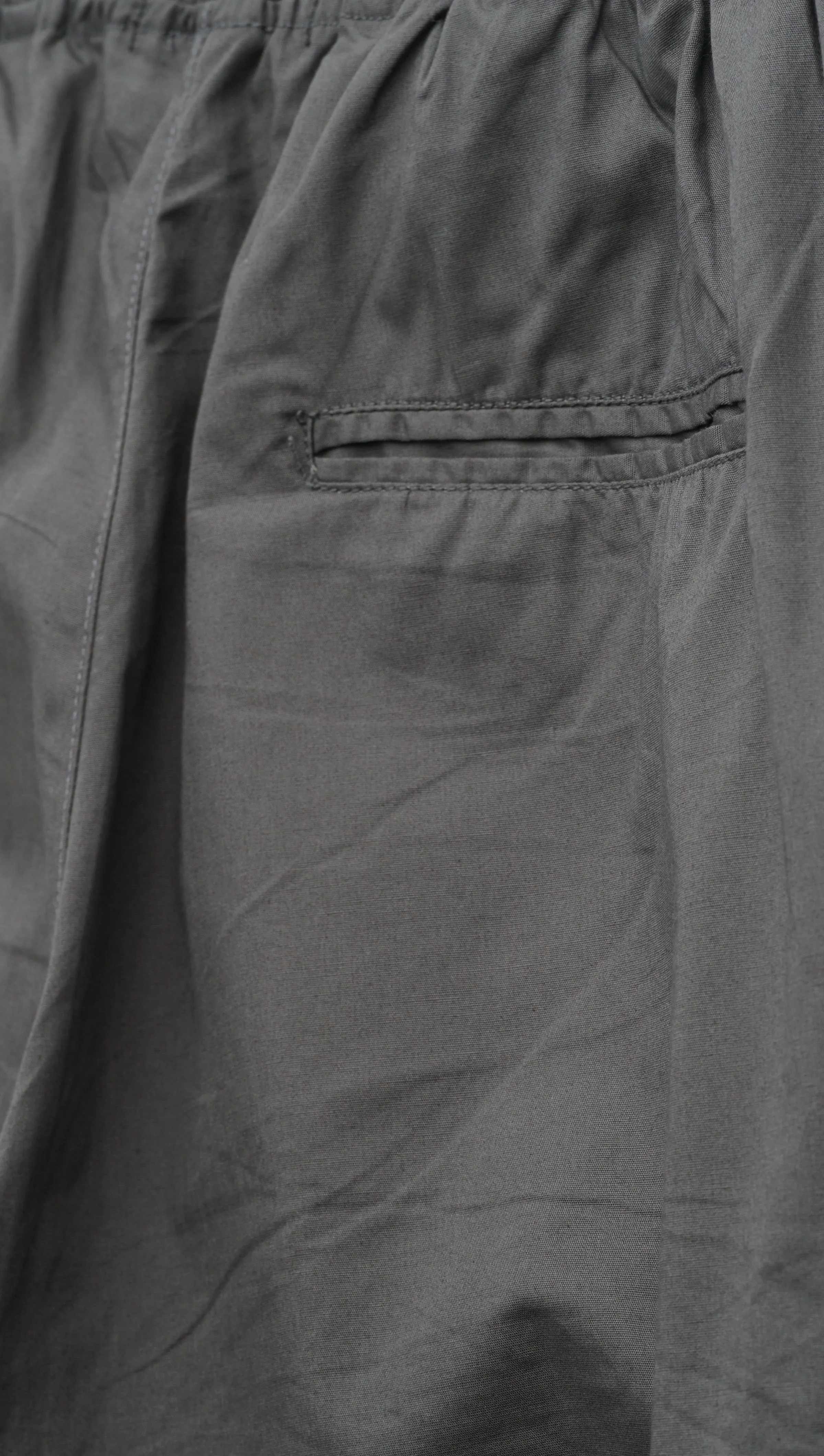 Light Cargo Cut Pants Pewter grey