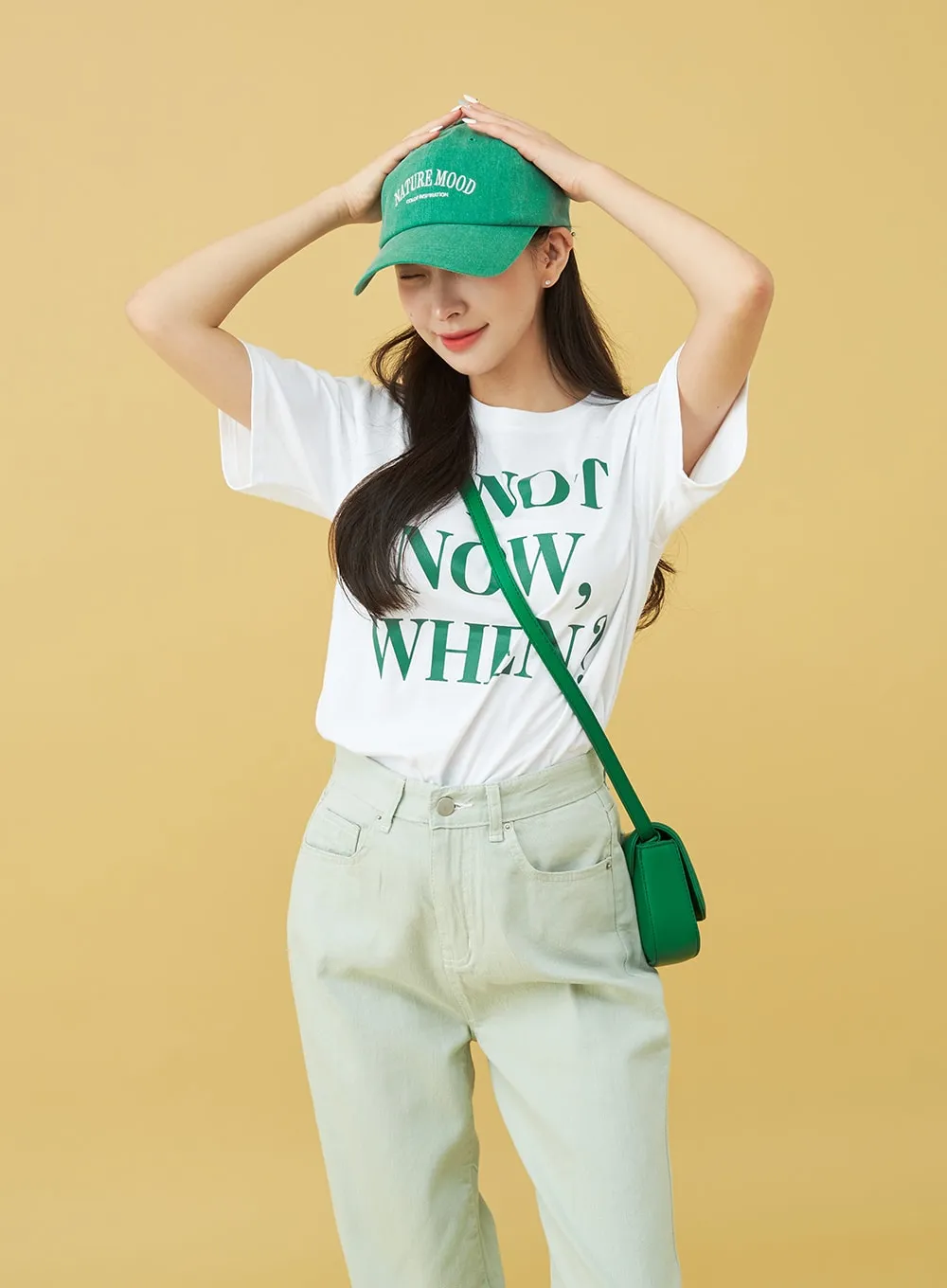 Light Semi Wide Cotton Pants BU0807