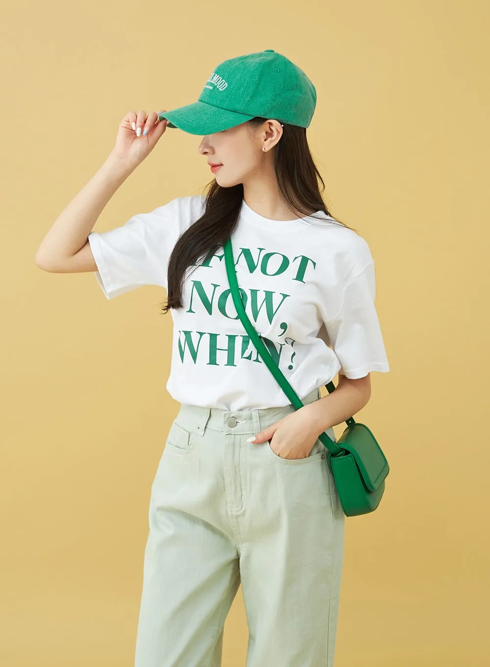 Light Semi Wide Cotton Pants BU0807