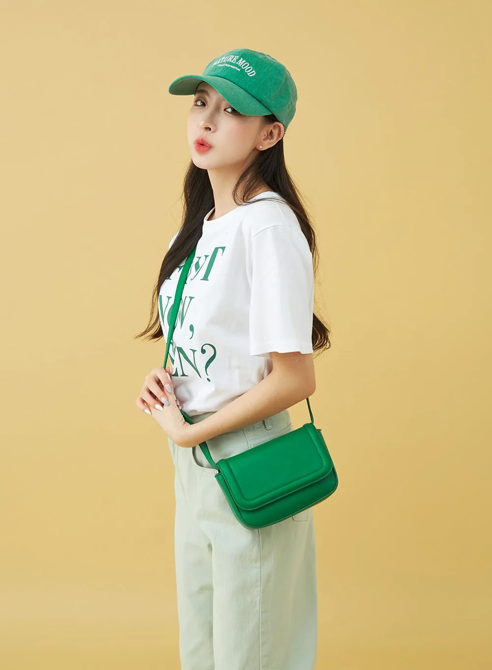 Light Semi Wide Cotton Pants BU0807