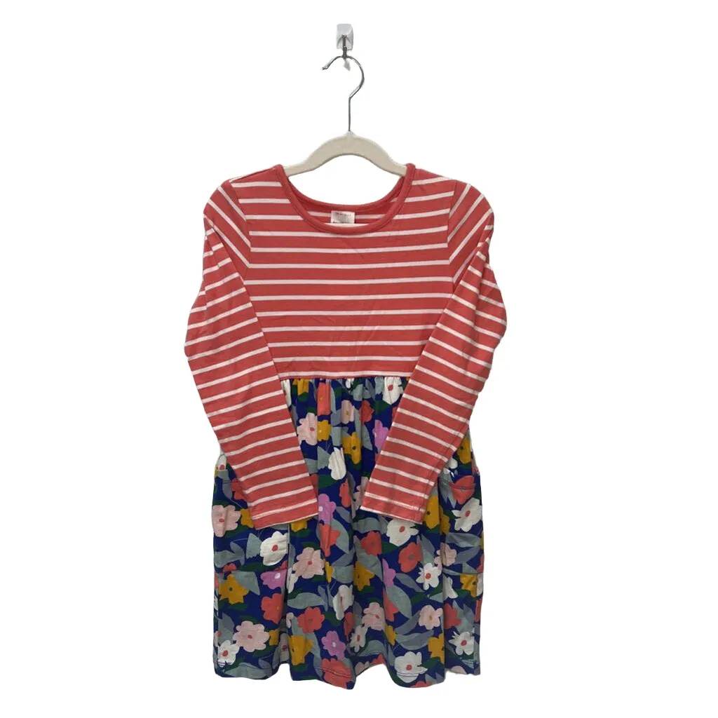 LS Striped & Floral Dress