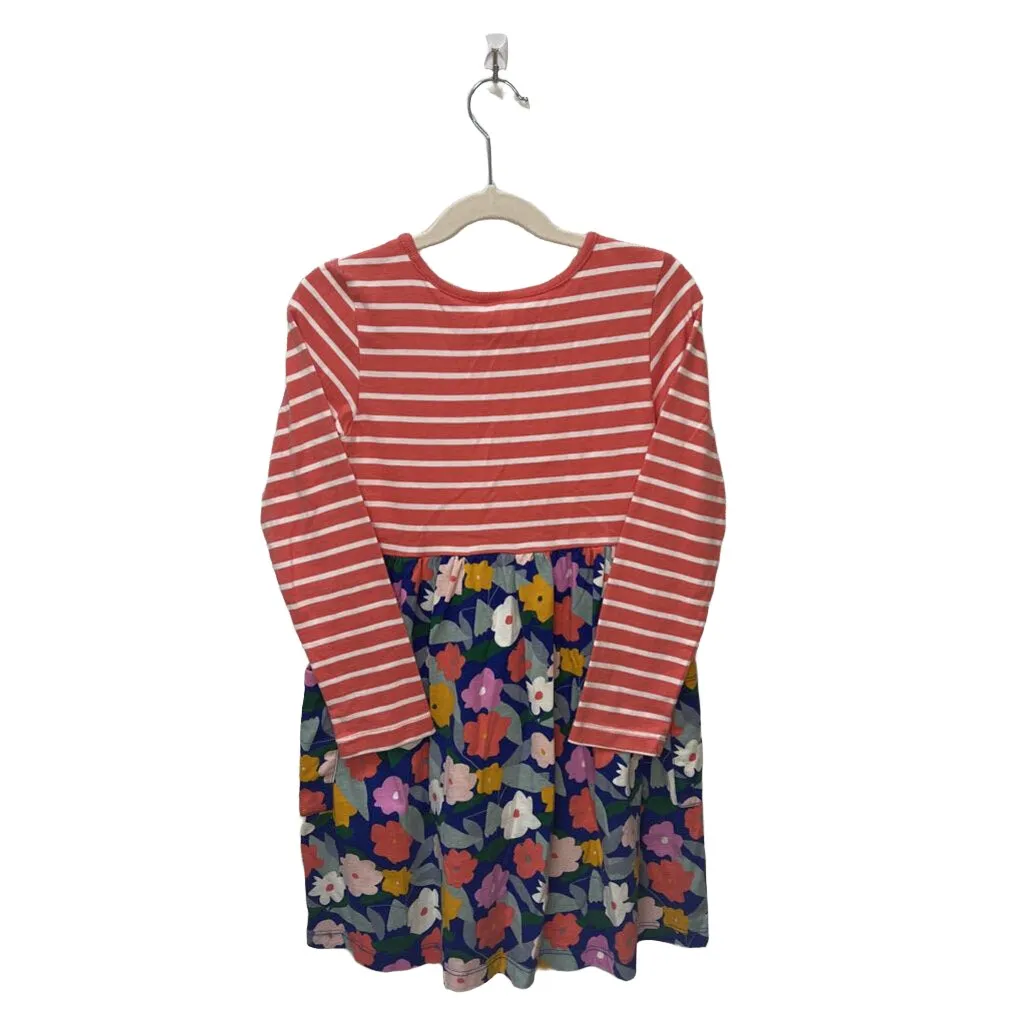 LS Striped & Floral Dress