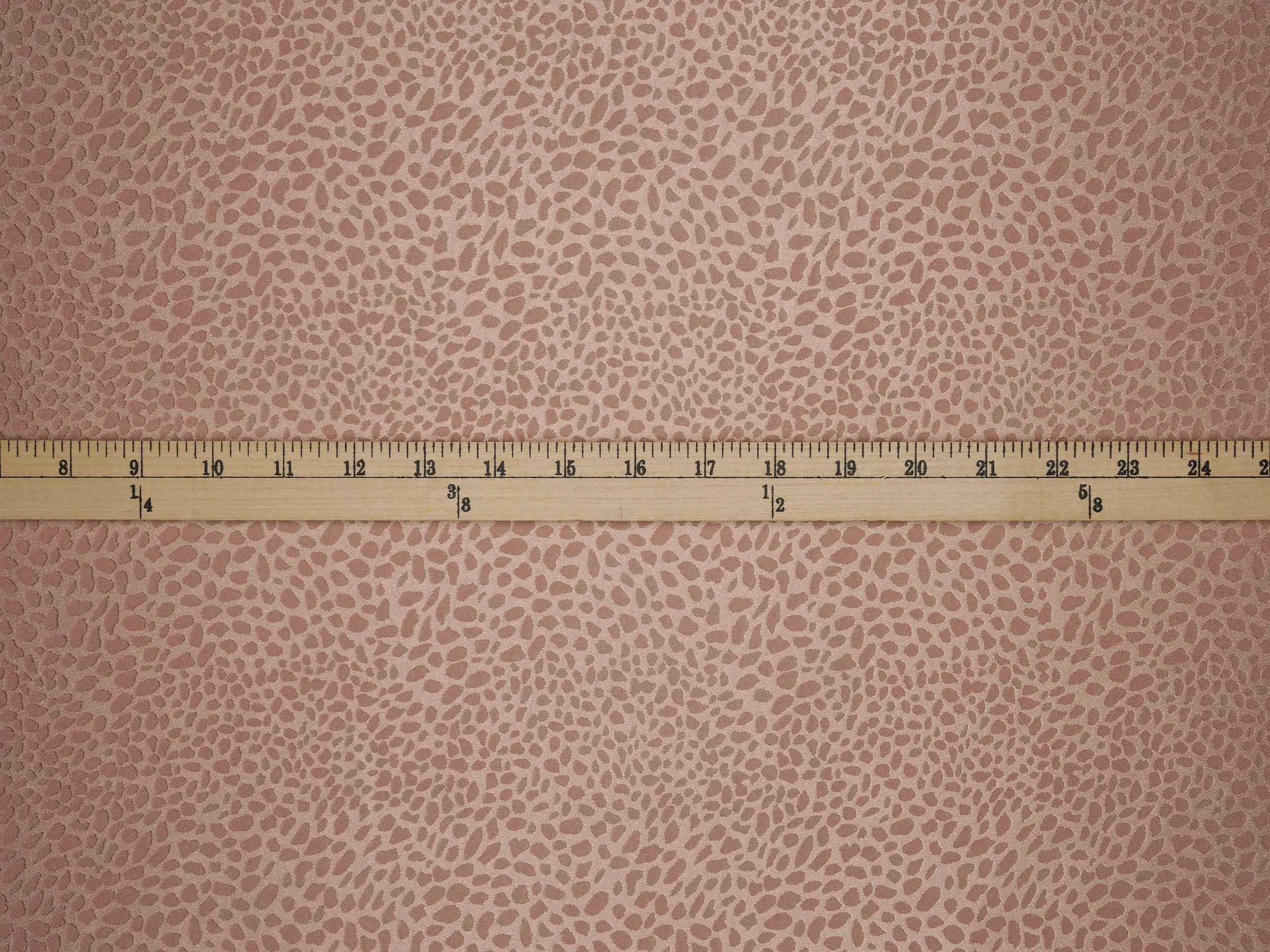 MAUVE SILKY JACQUARD SATIN fabric by the yard - small animal  jacquard pattern - lightweight flowy fabric