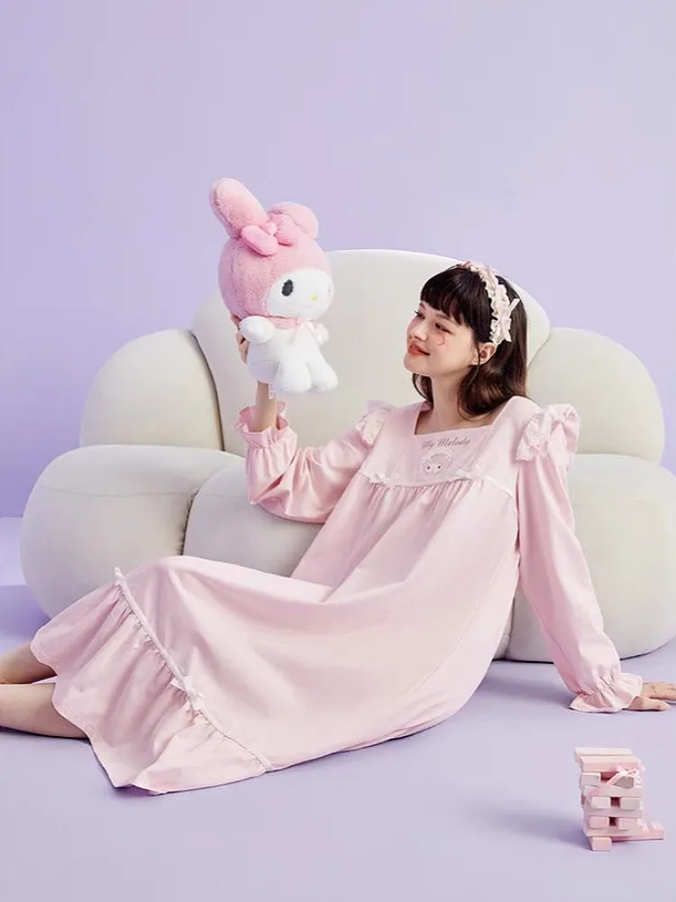 My Melody Long Sleeve Nightdress
