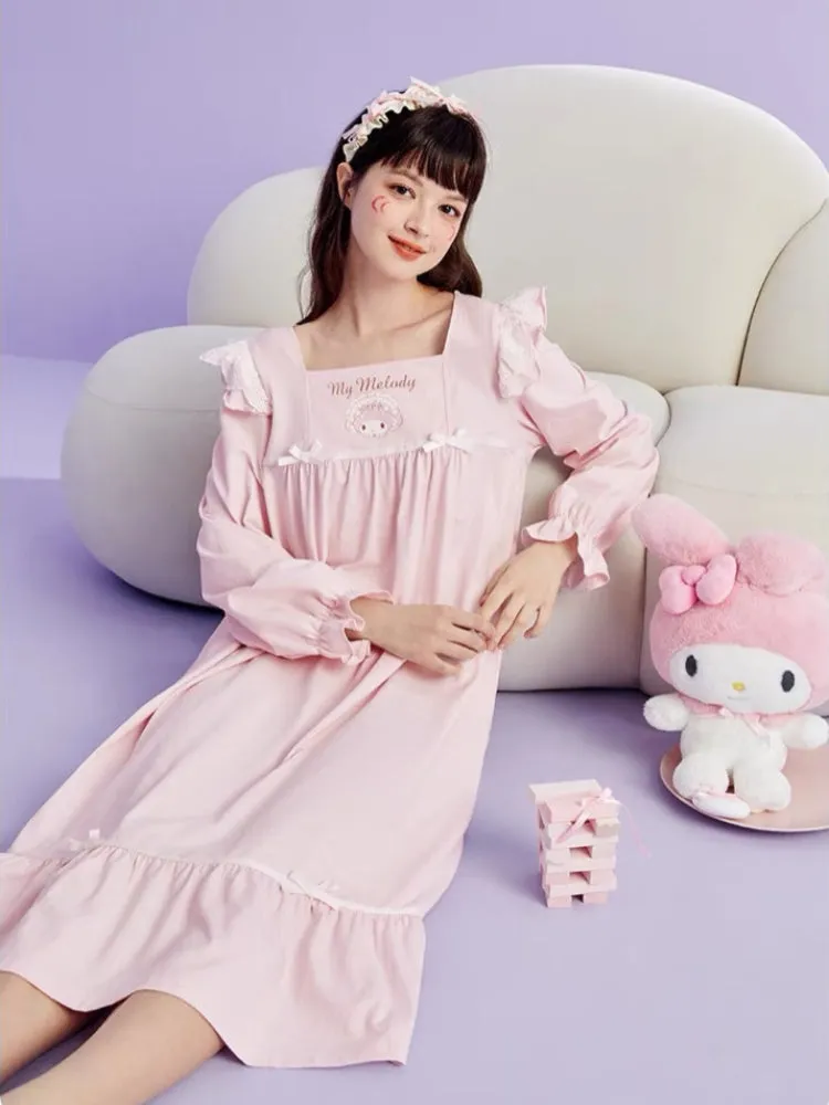 My Melody Long Sleeve Nightdress