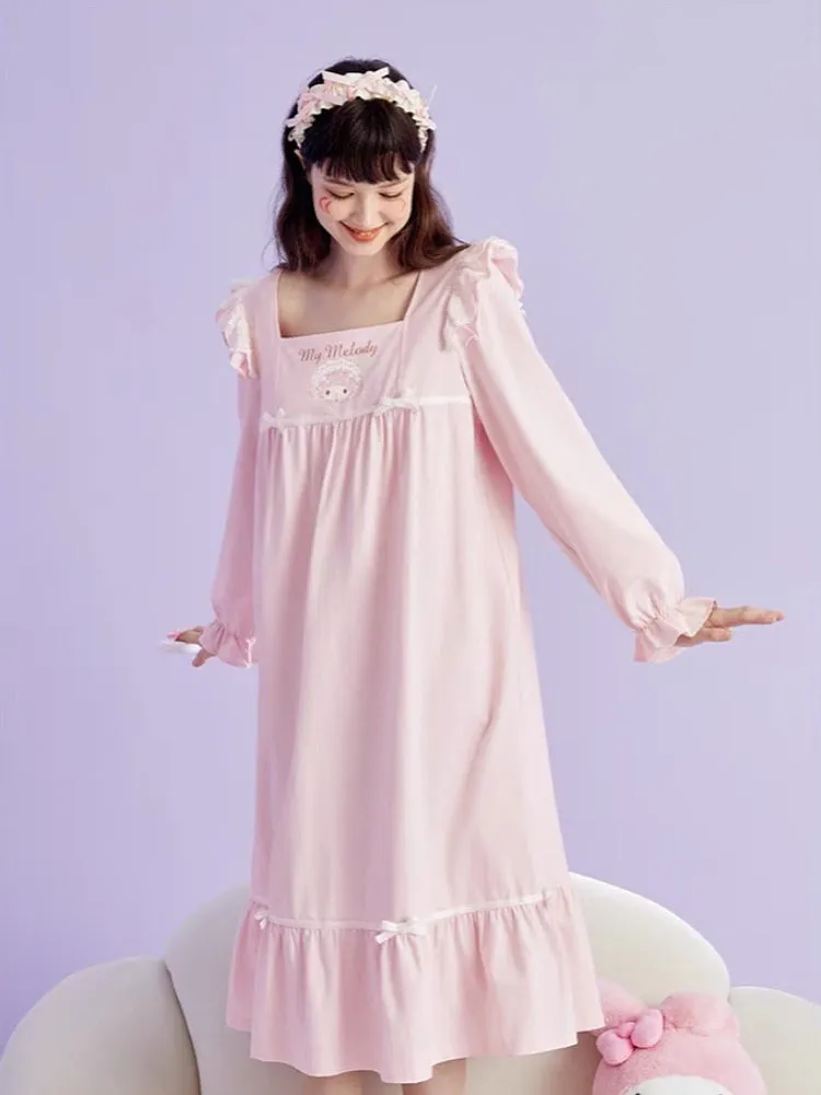 My Melody Long Sleeve Nightdress