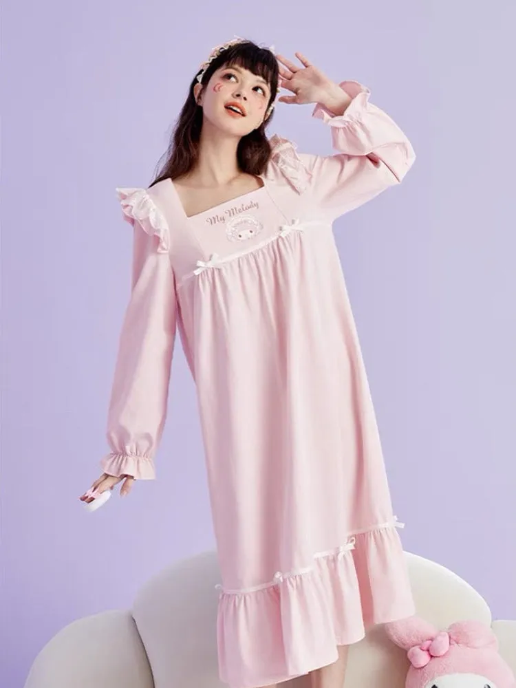 My Melody Long Sleeve Nightdress
