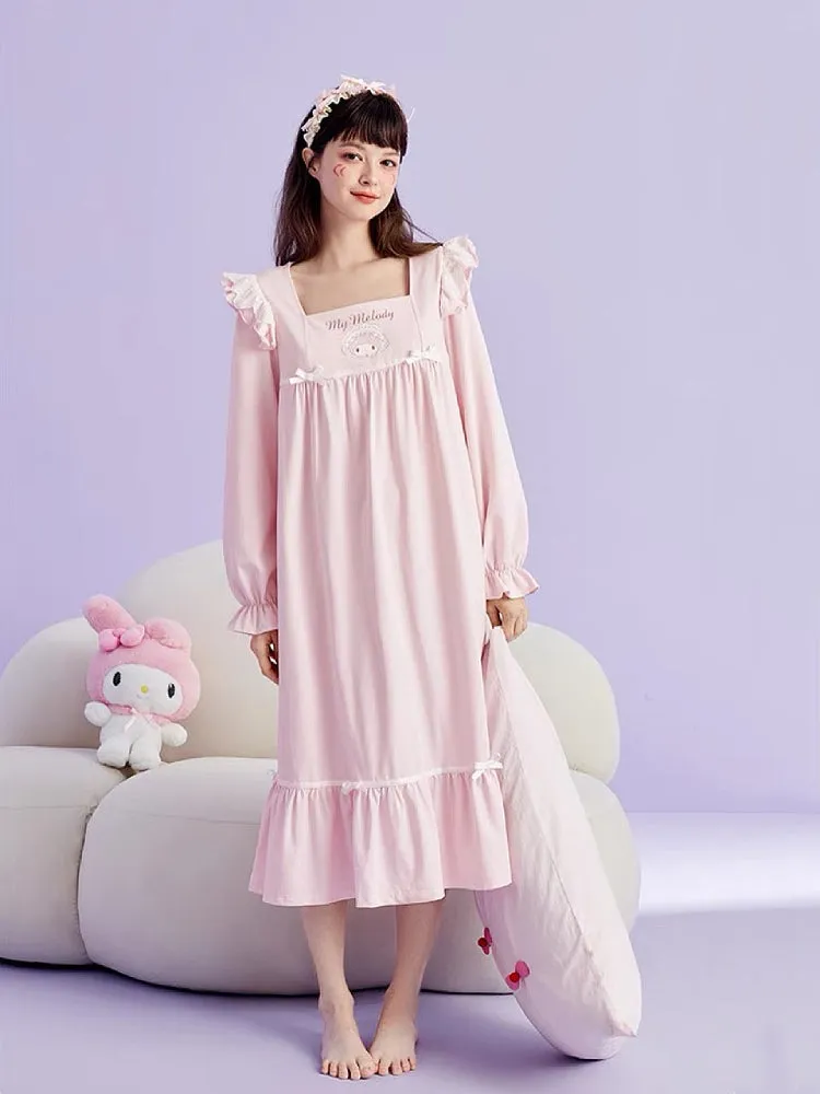 My Melody Long Sleeve Nightdress