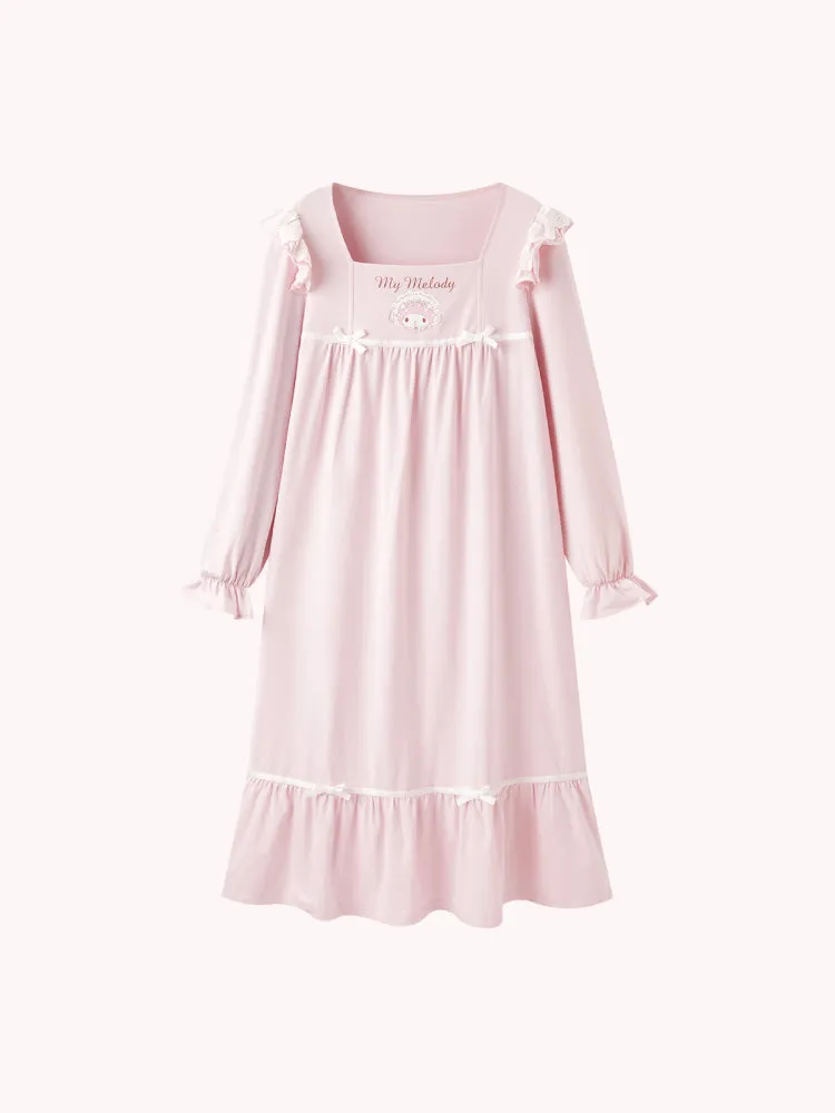 My Melody Long Sleeve Nightdress