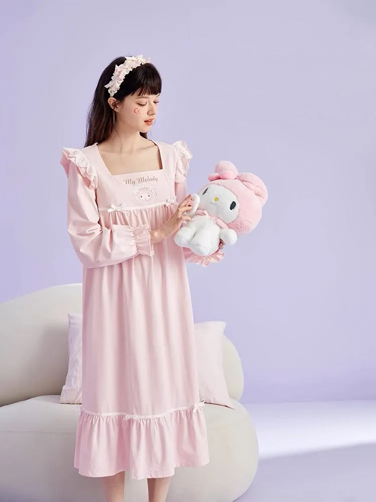 My Melody Long Sleeve Nightdress
