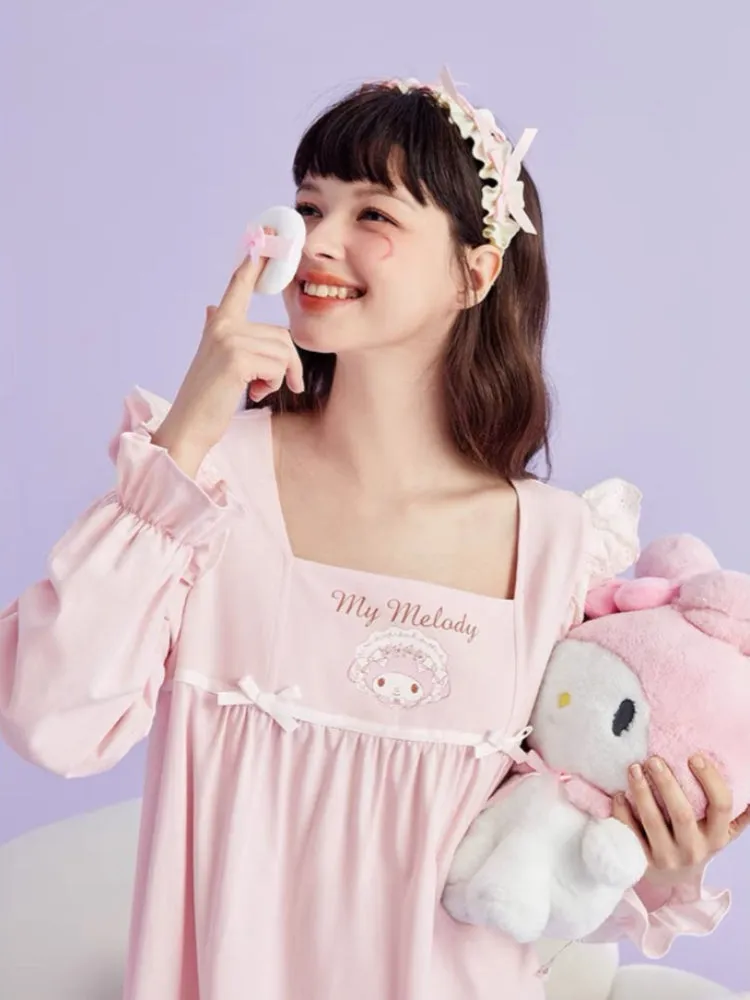 My Melody Long Sleeve Nightdress
