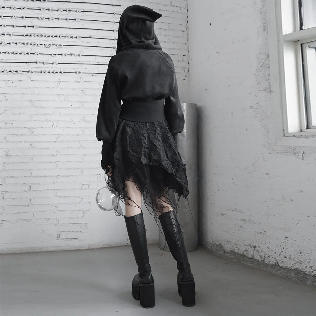 OPY-488XDF Pure dark series embroidered cardigan Coat