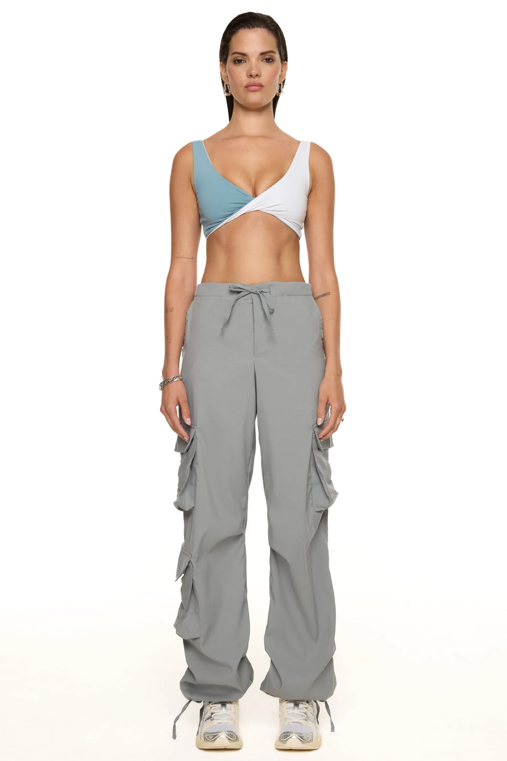 Parachute Pants - Light Grey