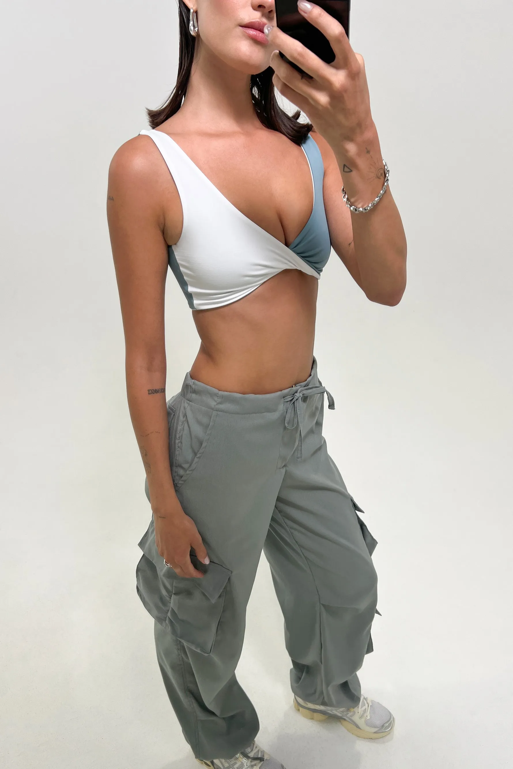 Parachute Pants - Light Grey
