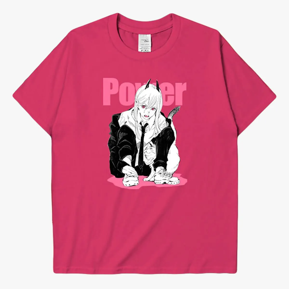 Power and Meowy Chainsaw Man Manga T-Shirt
