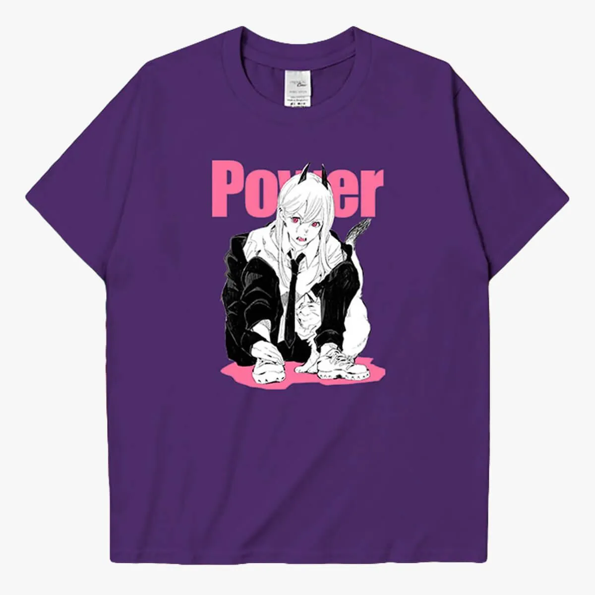 Power and Meowy Chainsaw Man Manga T-Shirt