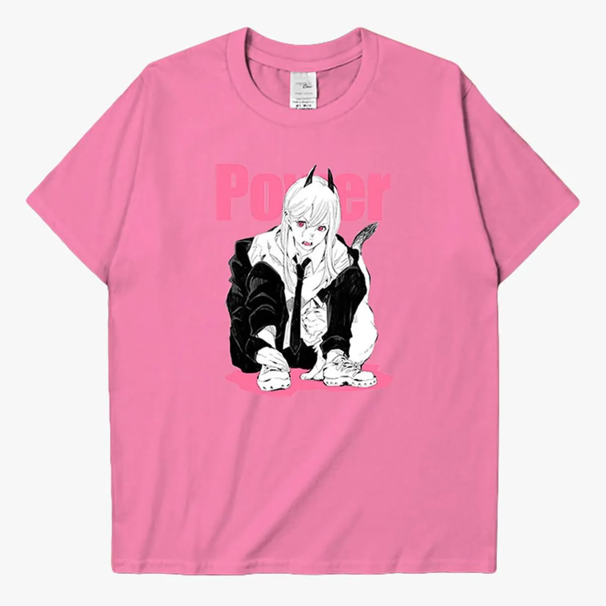 Power and Meowy Chainsaw Man Manga T-Shirt