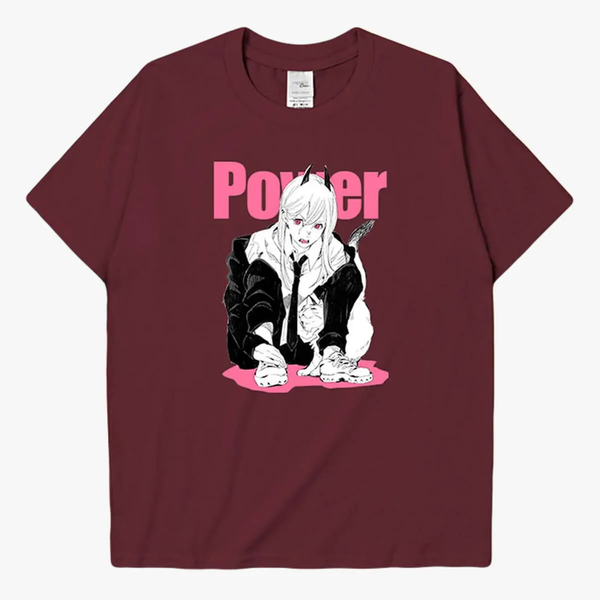 Power and Meowy Chainsaw Man Manga T-Shirt