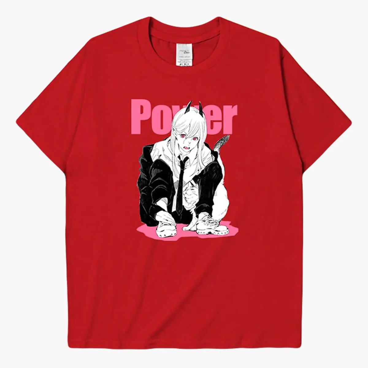 Power and Meowy Chainsaw Man Manga T-Shirt