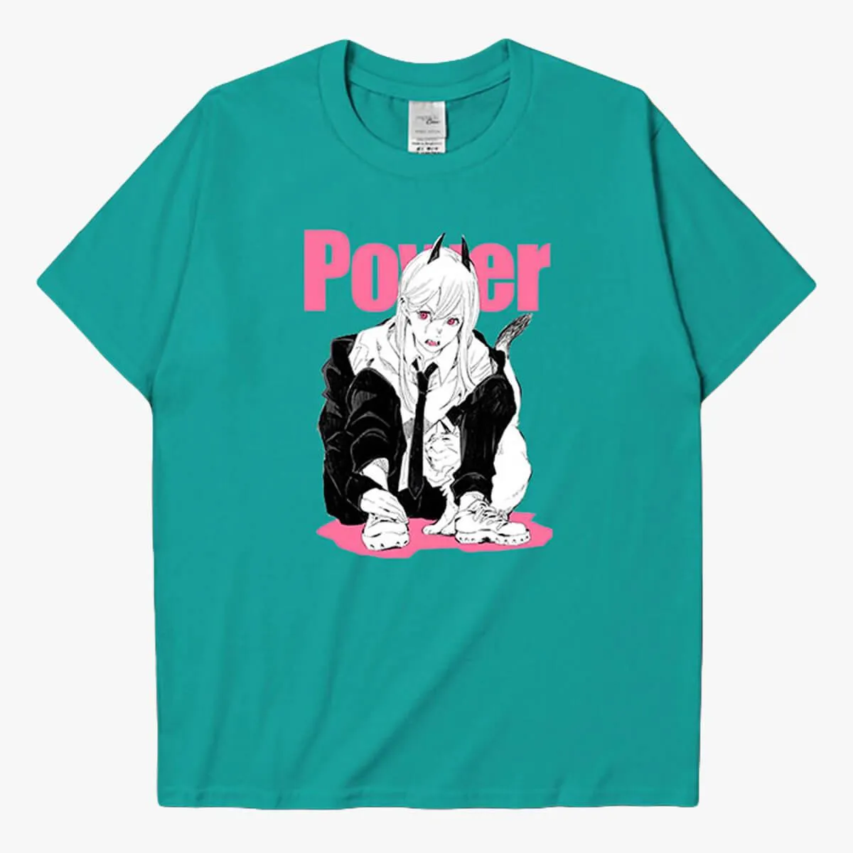 Power and Meowy Chainsaw Man Manga T-Shirt
