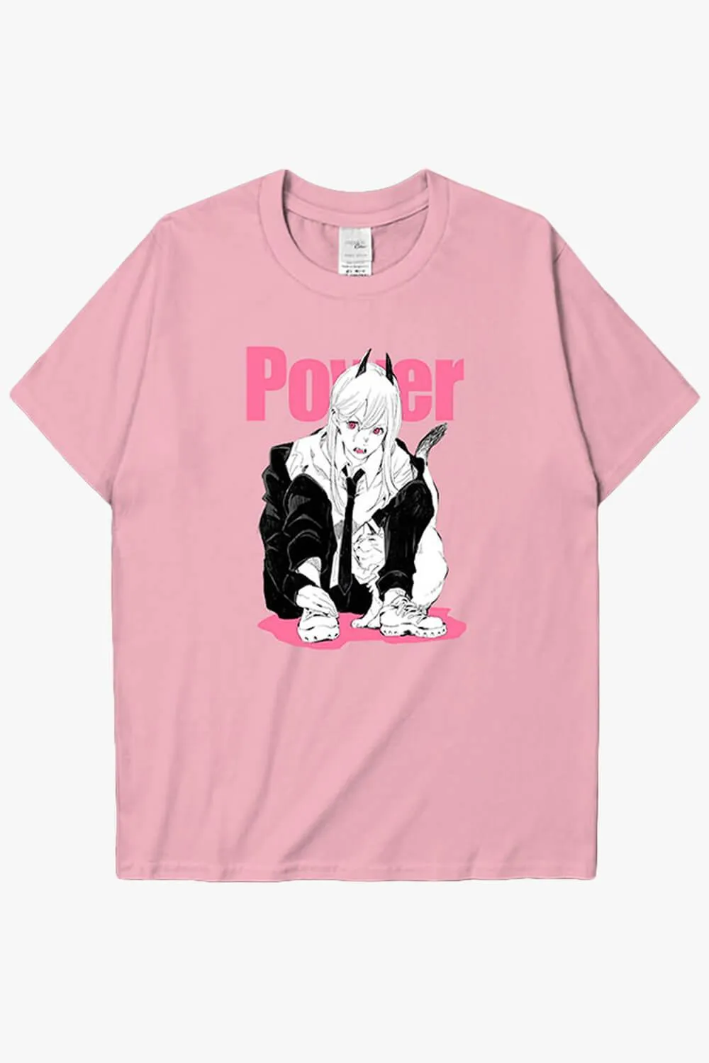 Power and Meowy Chainsaw Man Manga T-Shirt