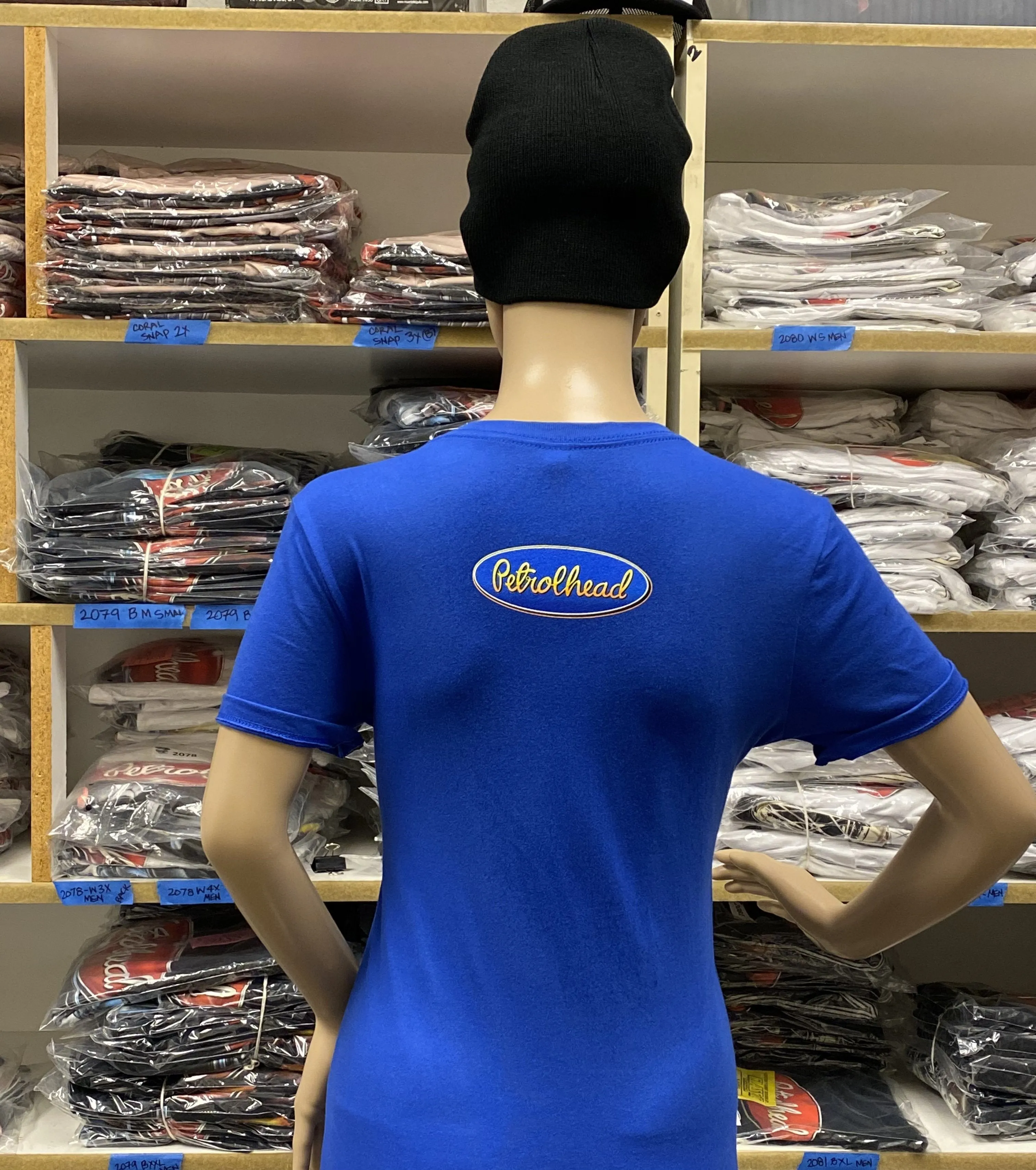 Ron Capps Fuel Altered Ladies Babydoll Tee Royal Blue