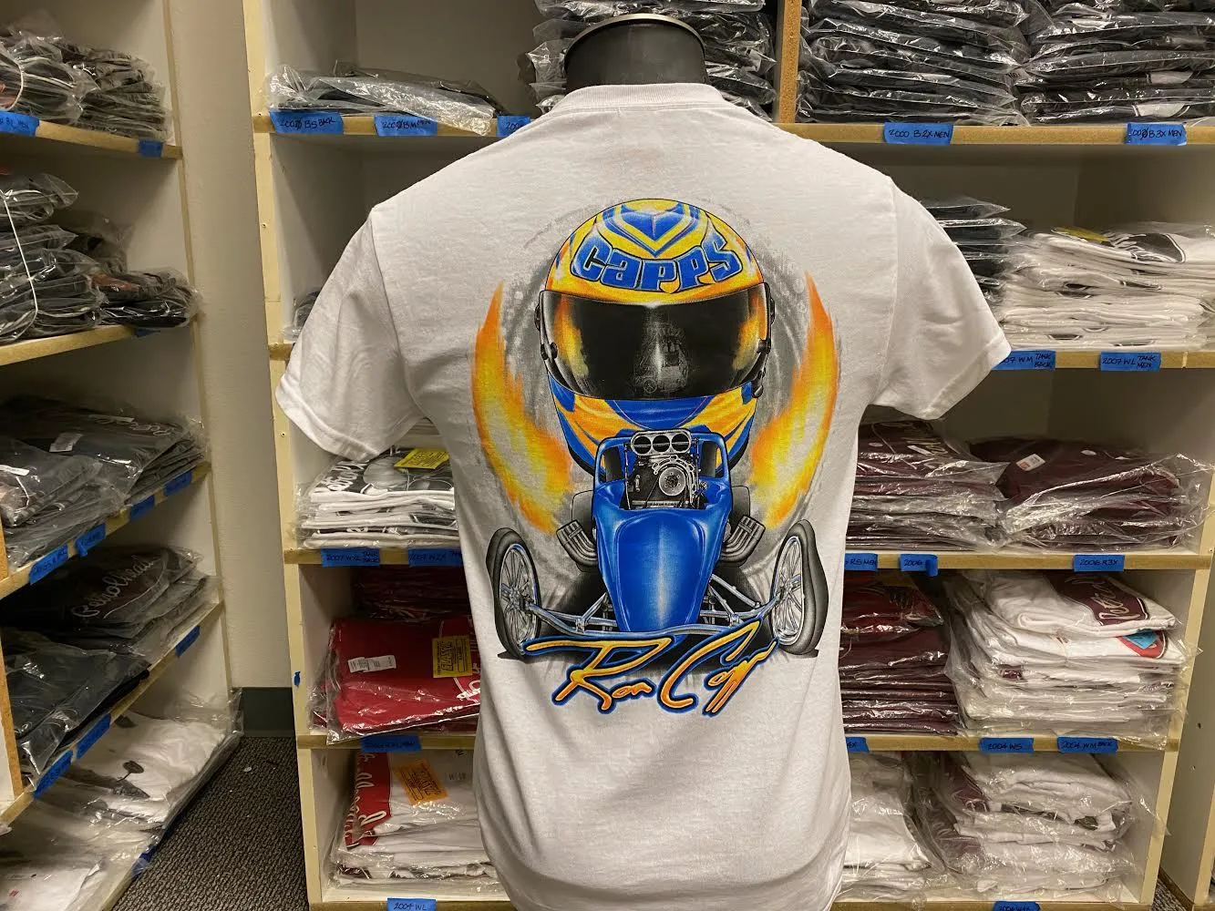 Ron Capps Fuel Altered Men's Tee White