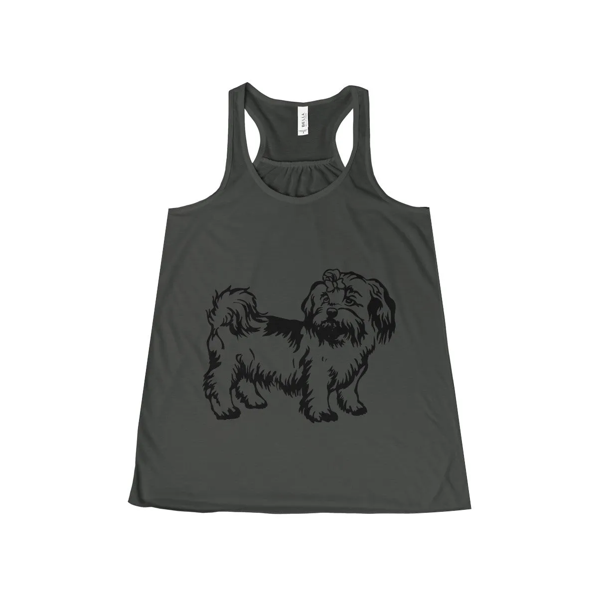Shih Tzu Women's Flowy Racerback Tank