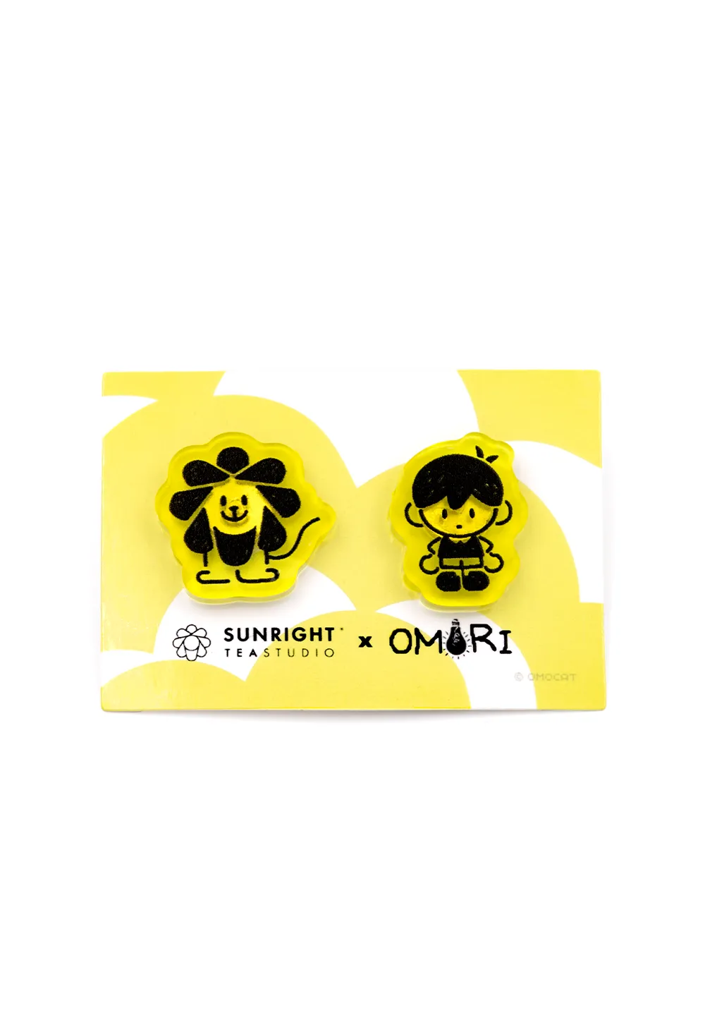 SUNRIGHT TEA x OMORI Frosted Pin Set