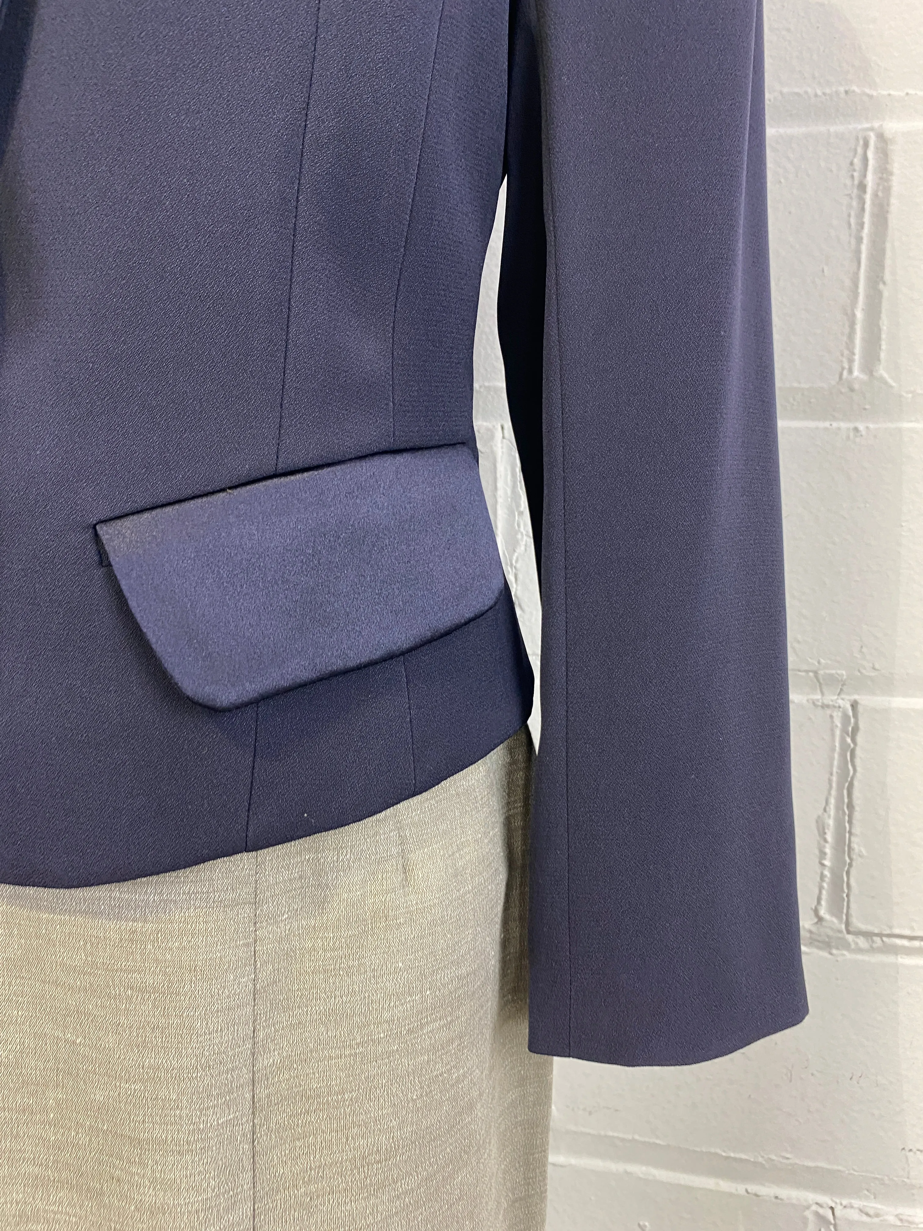 Vintage 1980s/90s Sunny Choi Navy Blazer, Small