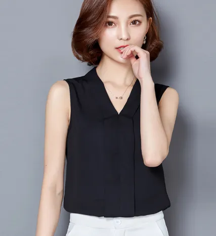 Women Chiffon Blouses Ladies